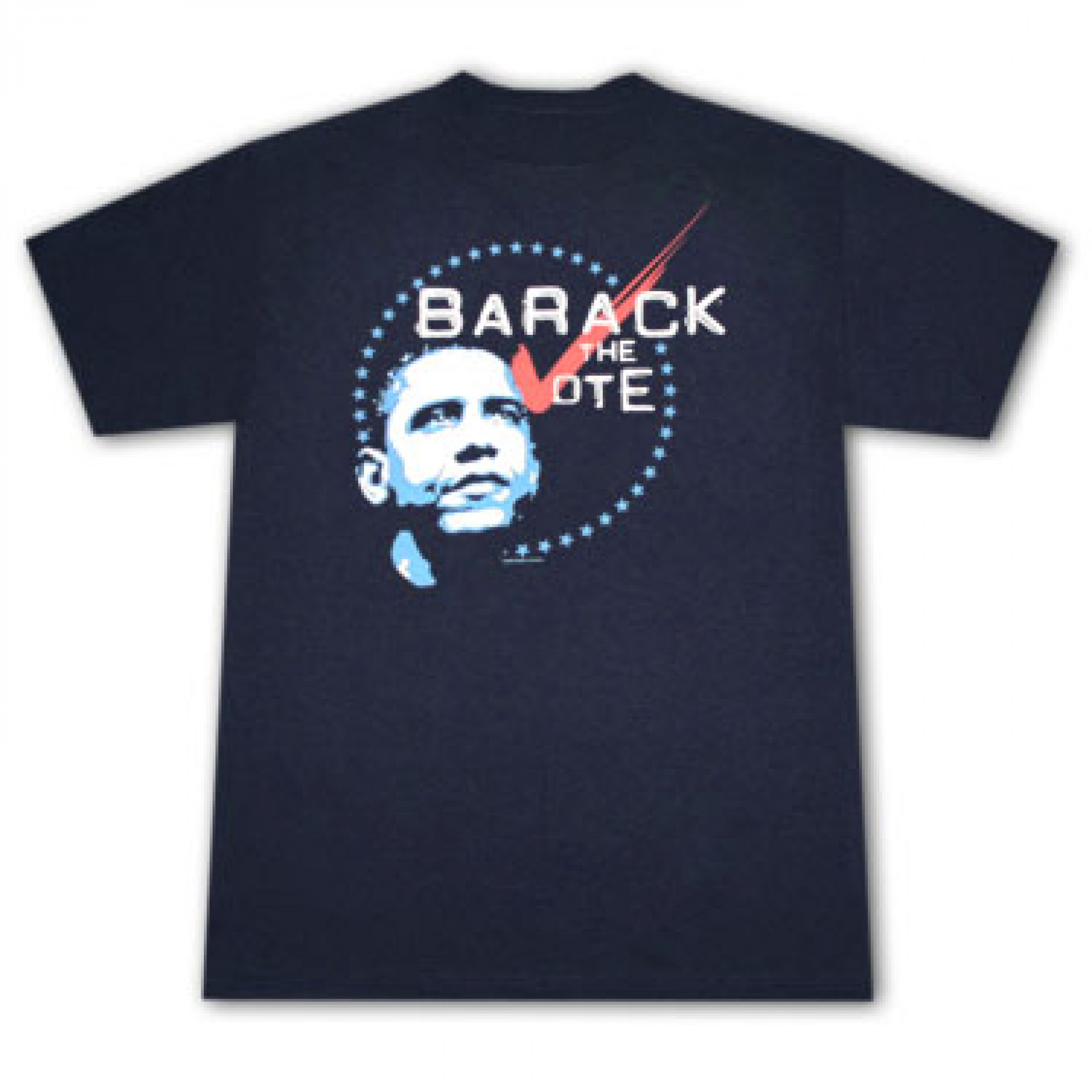 Obama Barack The Vote Political Navy Graphic TShirt
